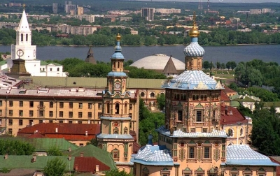 Панорама от Петропавловского собора